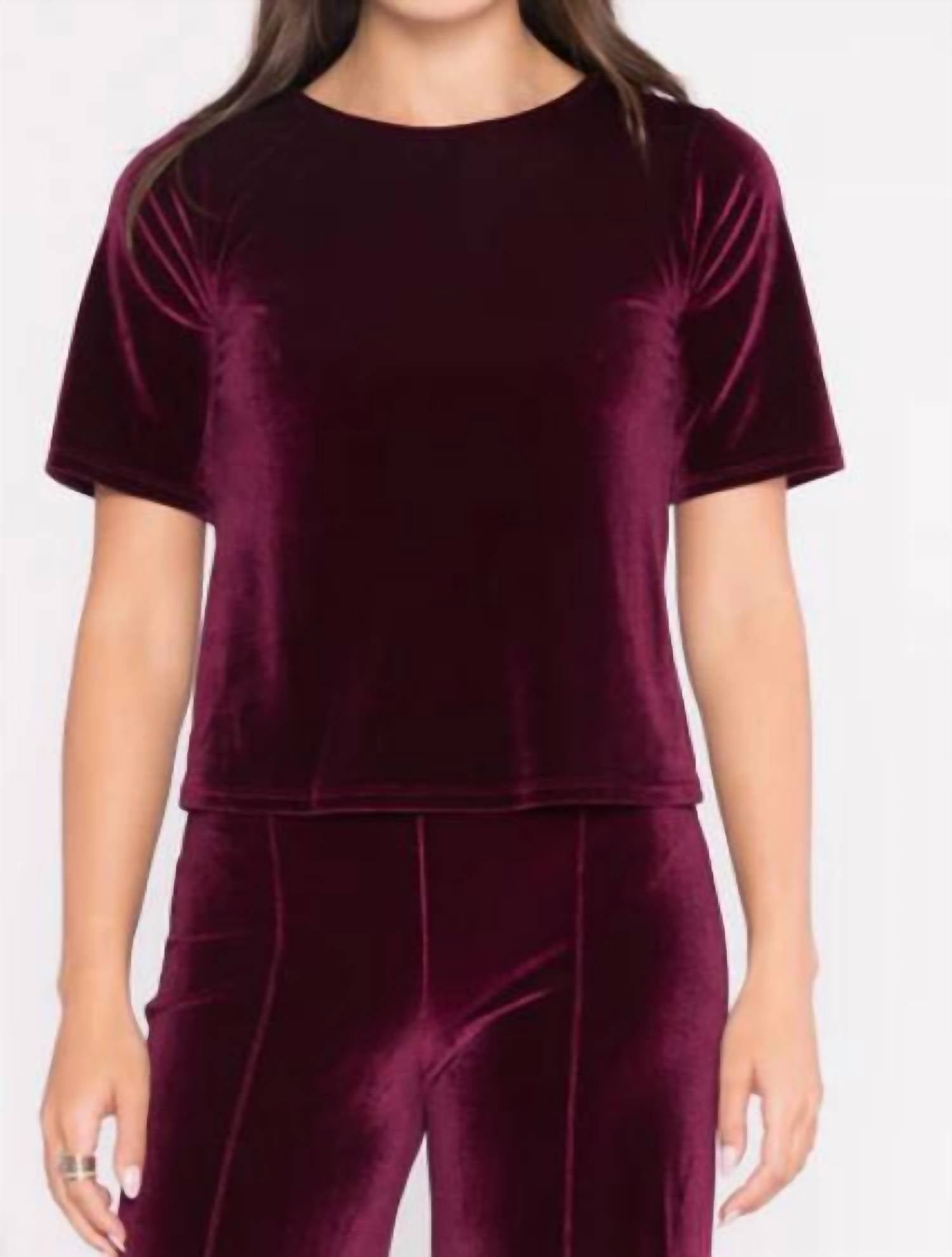 Ripley Rader - Velvet Extended Short Sleeve Top