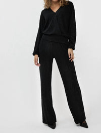 Esqualo - V neck pullover blouse