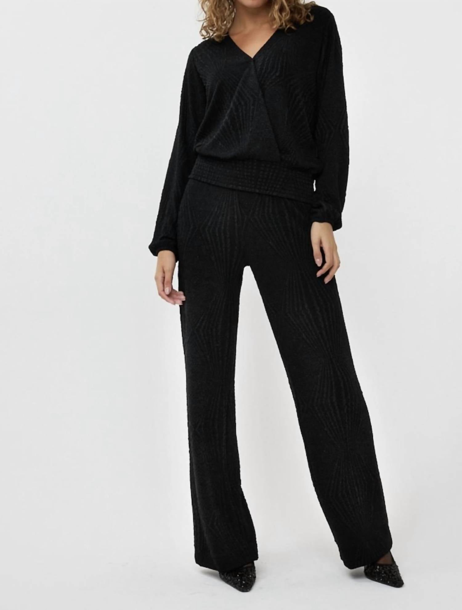 Esqualo - V neck pullover blouse