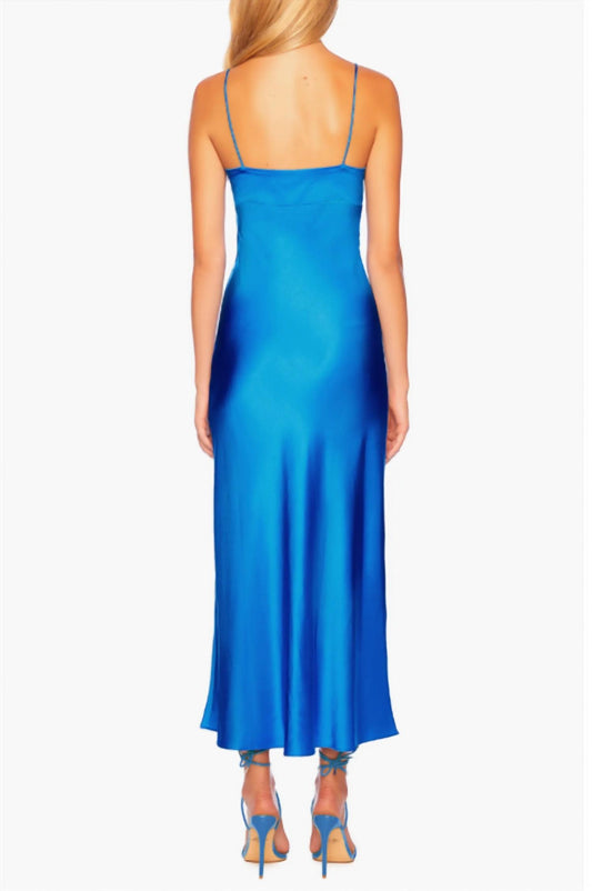 Susana Monaco - Square Wire Bias Cut Silk Slip Dress