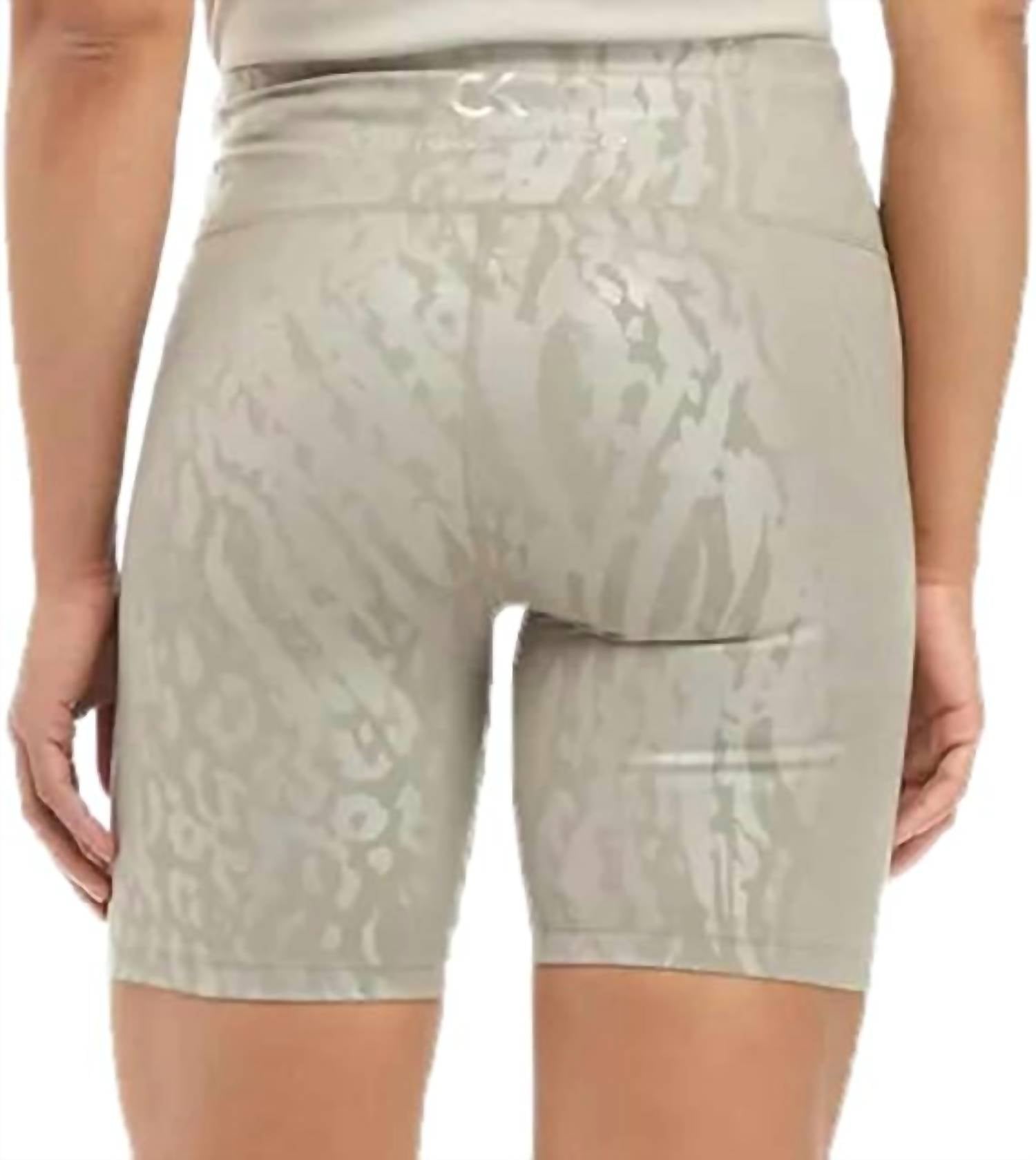 Calvin Klein - Performance Printed High-waist Bike Shorts