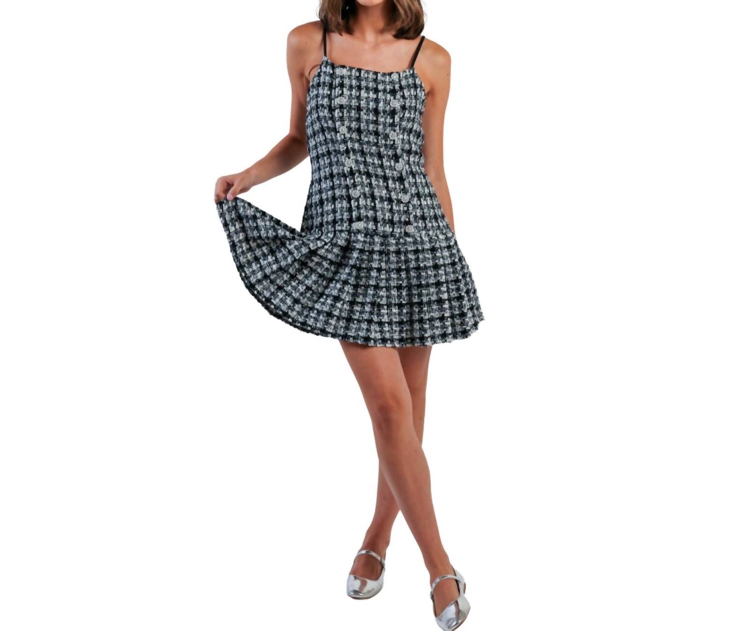 Sirena - Emory Dropped Waist Mini Dress
