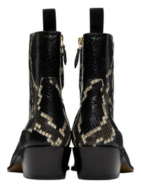 Bally - Men's Gaiman Snake Embossed Leather Boots