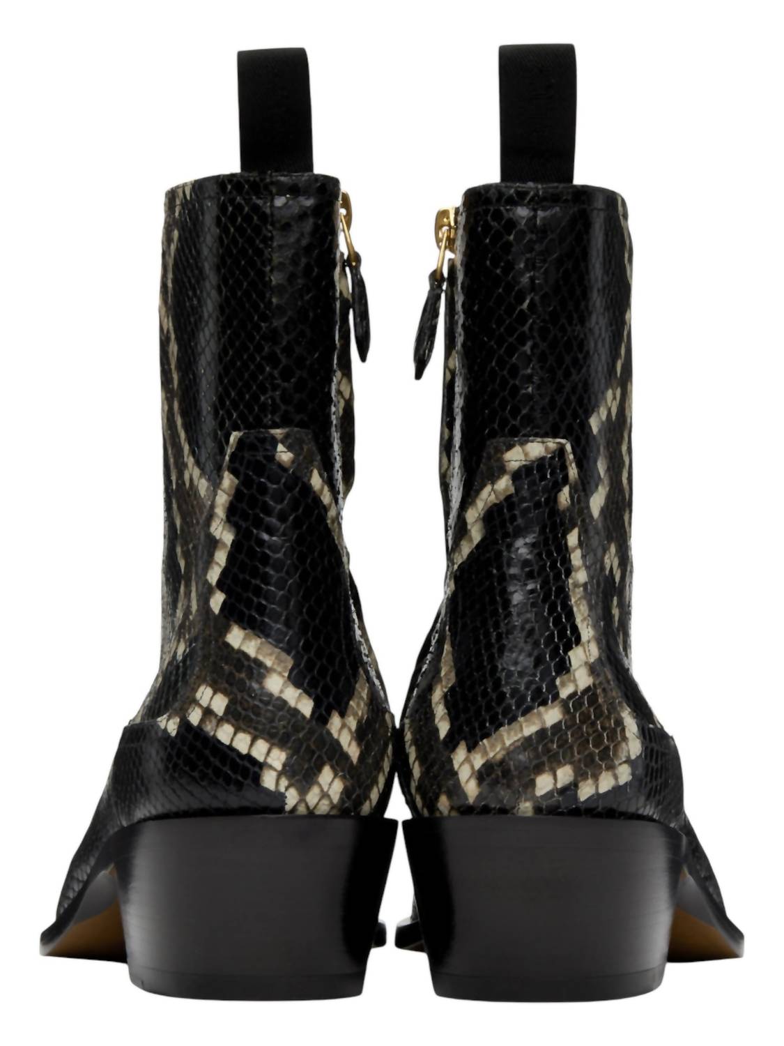 Bally - Men's Gaiman Snake Embossed Leather Boots