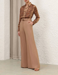 Zimmermann - Hypnotic Stretch Wool Flare Pants