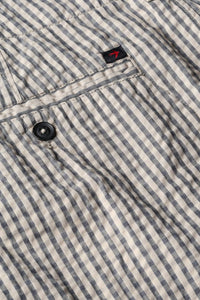 Relwen Men's Seersucker Short in sand grey - men's shorts - alternate view
