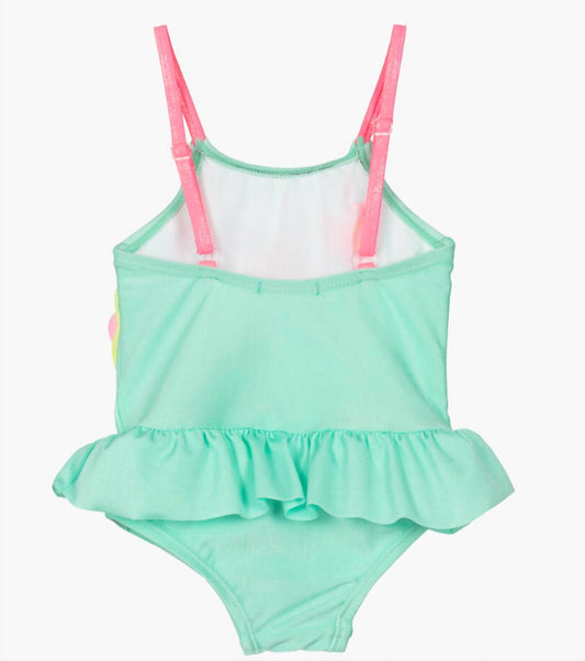 Billieblush - Flower-appliqué Baby Swimsuit
