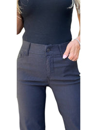 BEVY FLOG Amy Jeans in black stripe - women's jeans - view 4