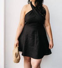 Steve Madden - Wrap Neck Mini Dress
