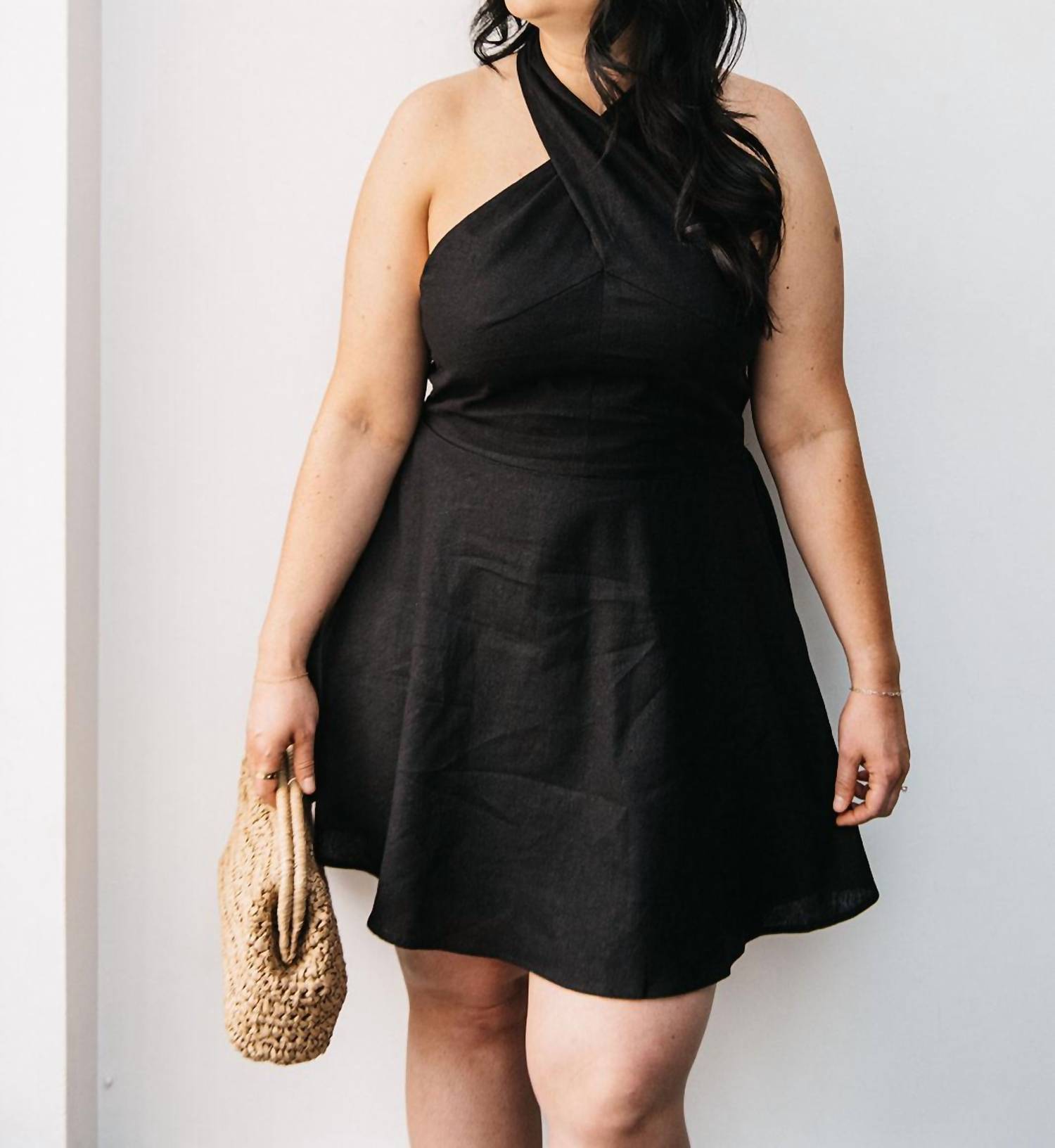 Steve Madden - Wrap Neck Mini Dress