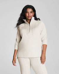 Spanx - Airessentials Brushed Half Zip Tunic