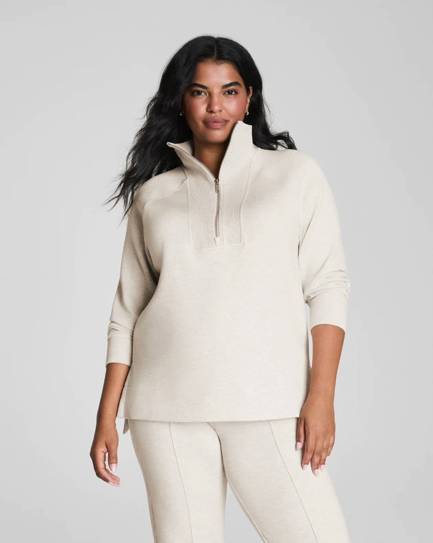 Spanx - Airessentials Brushed Half Zip Tunic