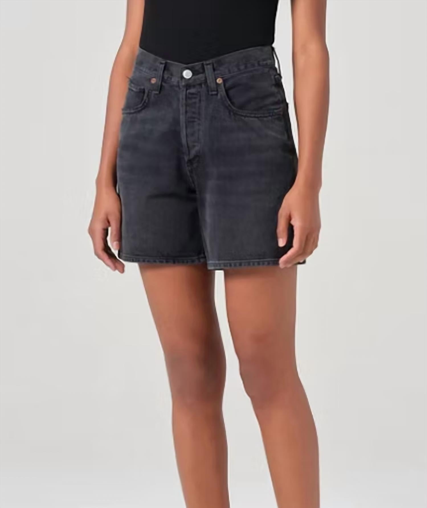Agolde - Women's V-waist Denim Short