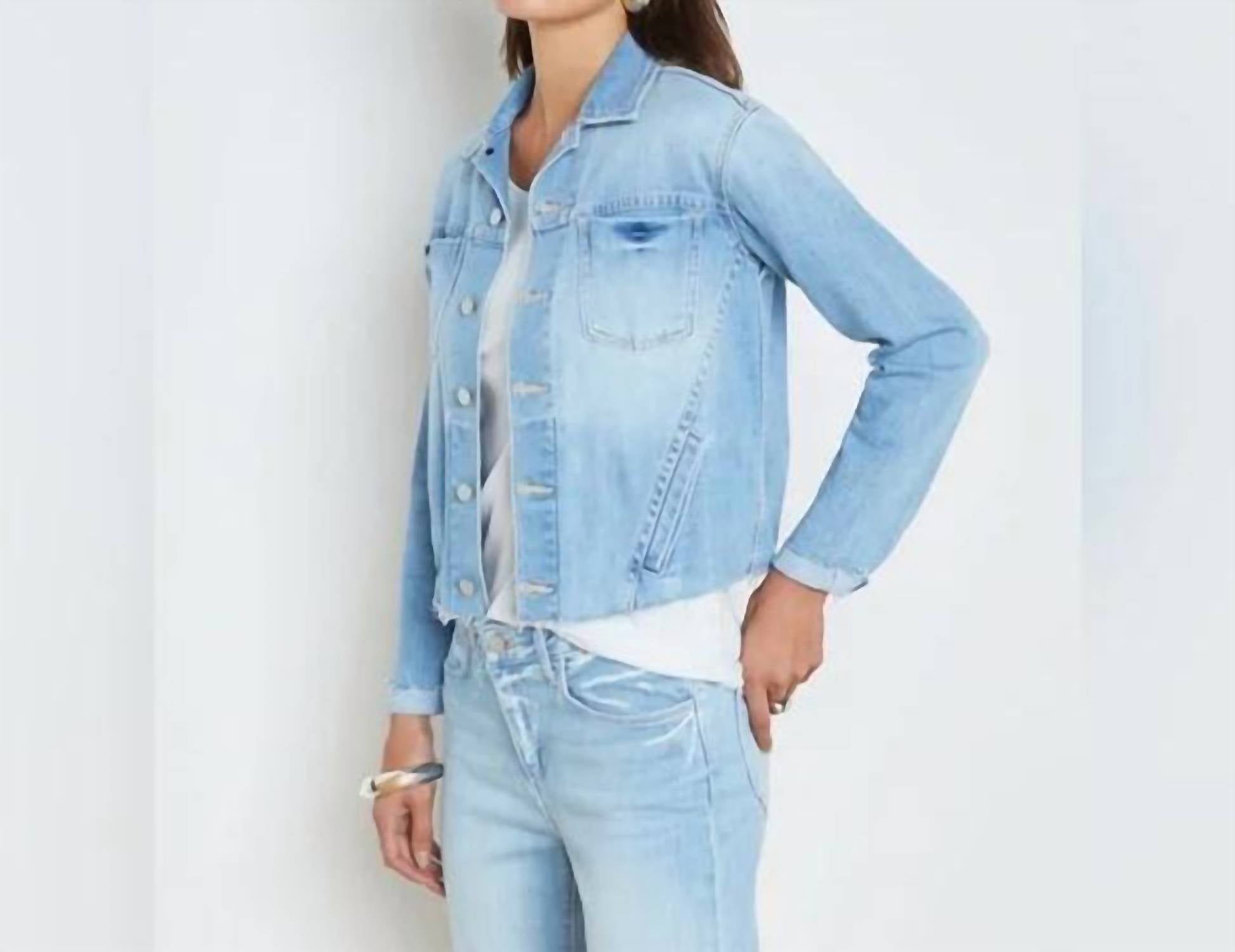 L'Agence - Janelle Slim Raw Jacket