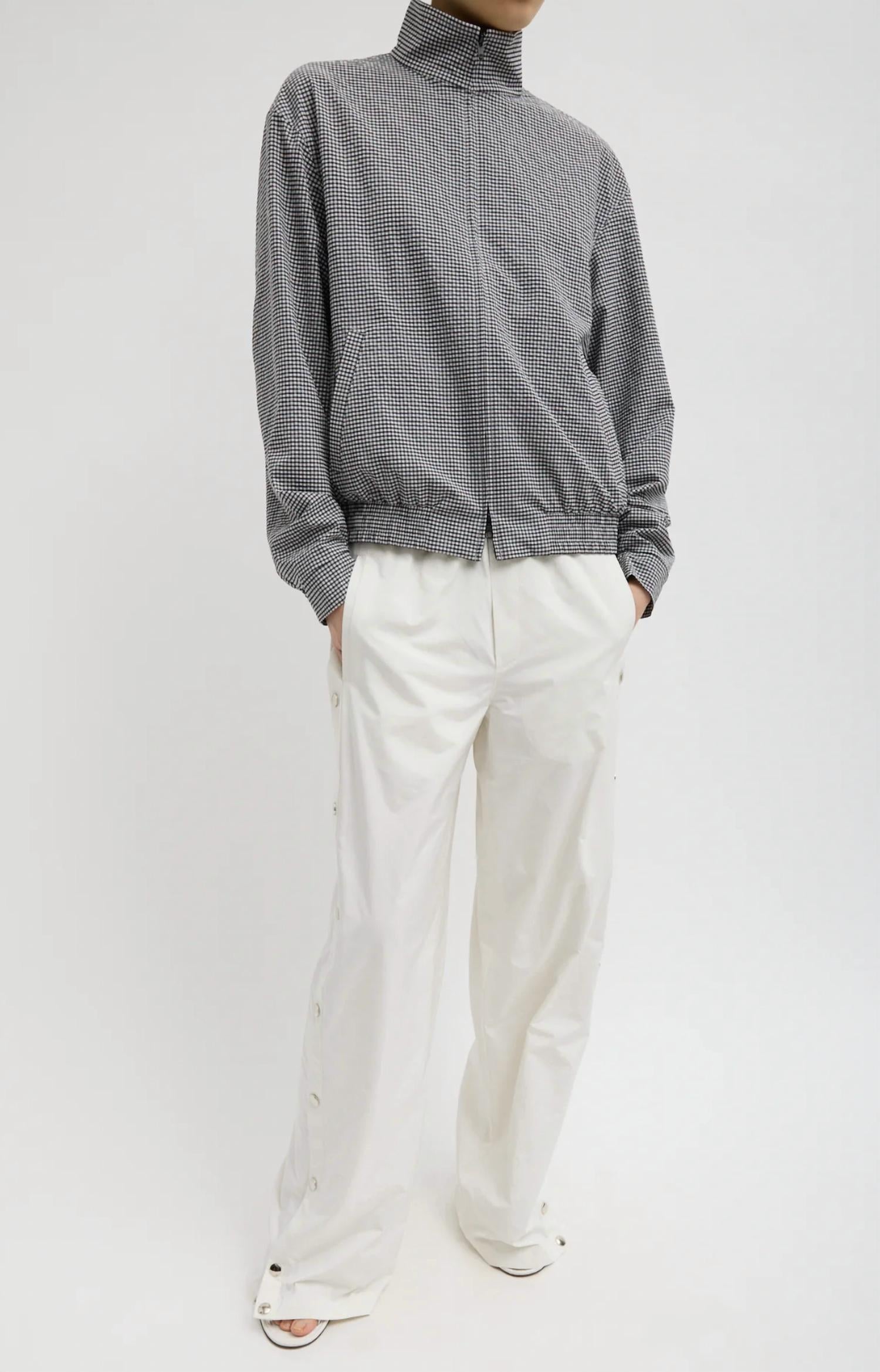Tibi - Tech Gingham Track Jacket