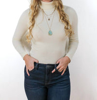 Ronnie Salloway & Company - Solid Color Turtleneck Sweater