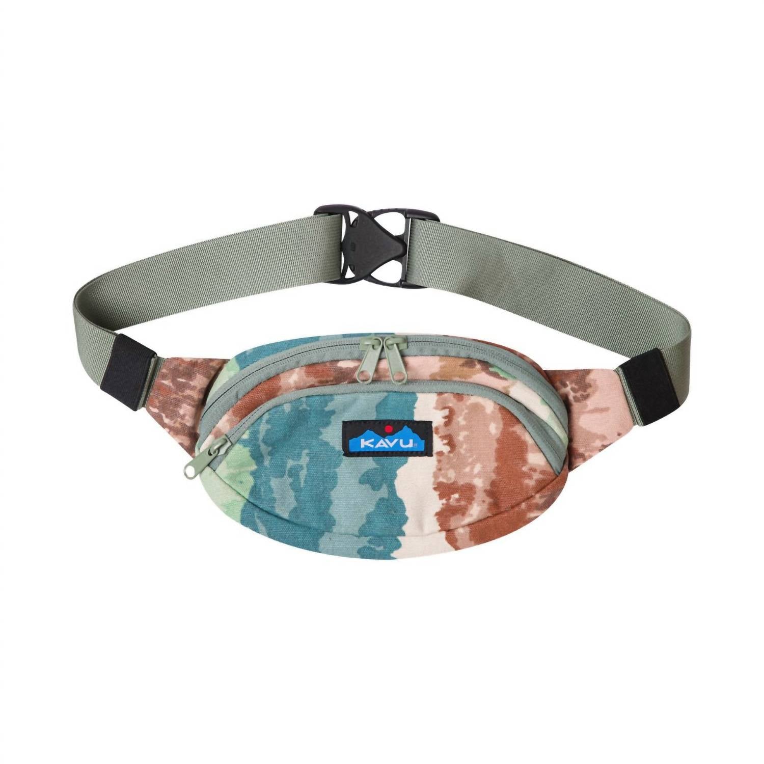 KAVU Women's Spectator Belt Bag Hip Fanny Pack in rio tye dye - women's bag