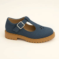 Ralph Miguel - Girl's Leva Flower Cutout T-strap Shoe