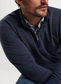Peter Millar - Breaker Birdseye Quarter-zip Sweater