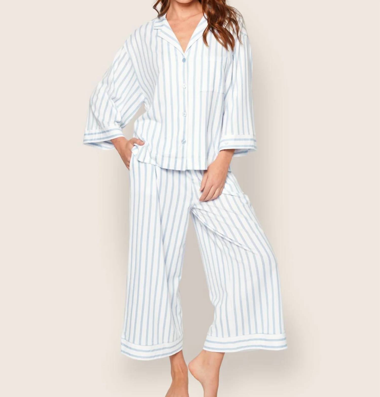 Petite Plume - OLIVIA WIDE LEG PAJAMAS