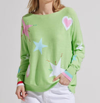 Zaket & Plover - Hearts and Stars Sweater