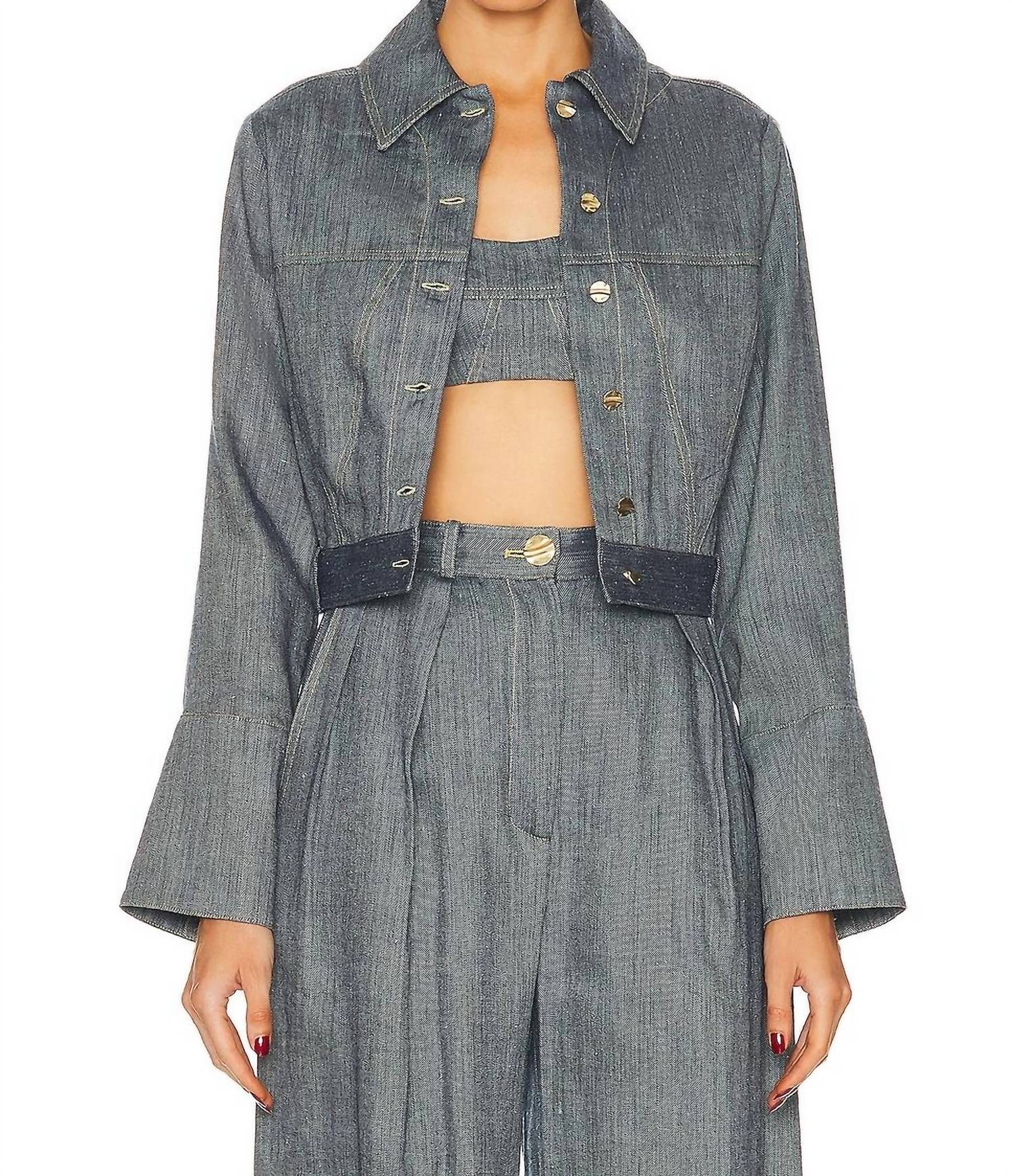 Matthew Bruch - Button Up Denim Jacket