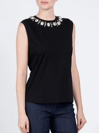 Cinq A Sept - Gem Neckline Blaine Tee