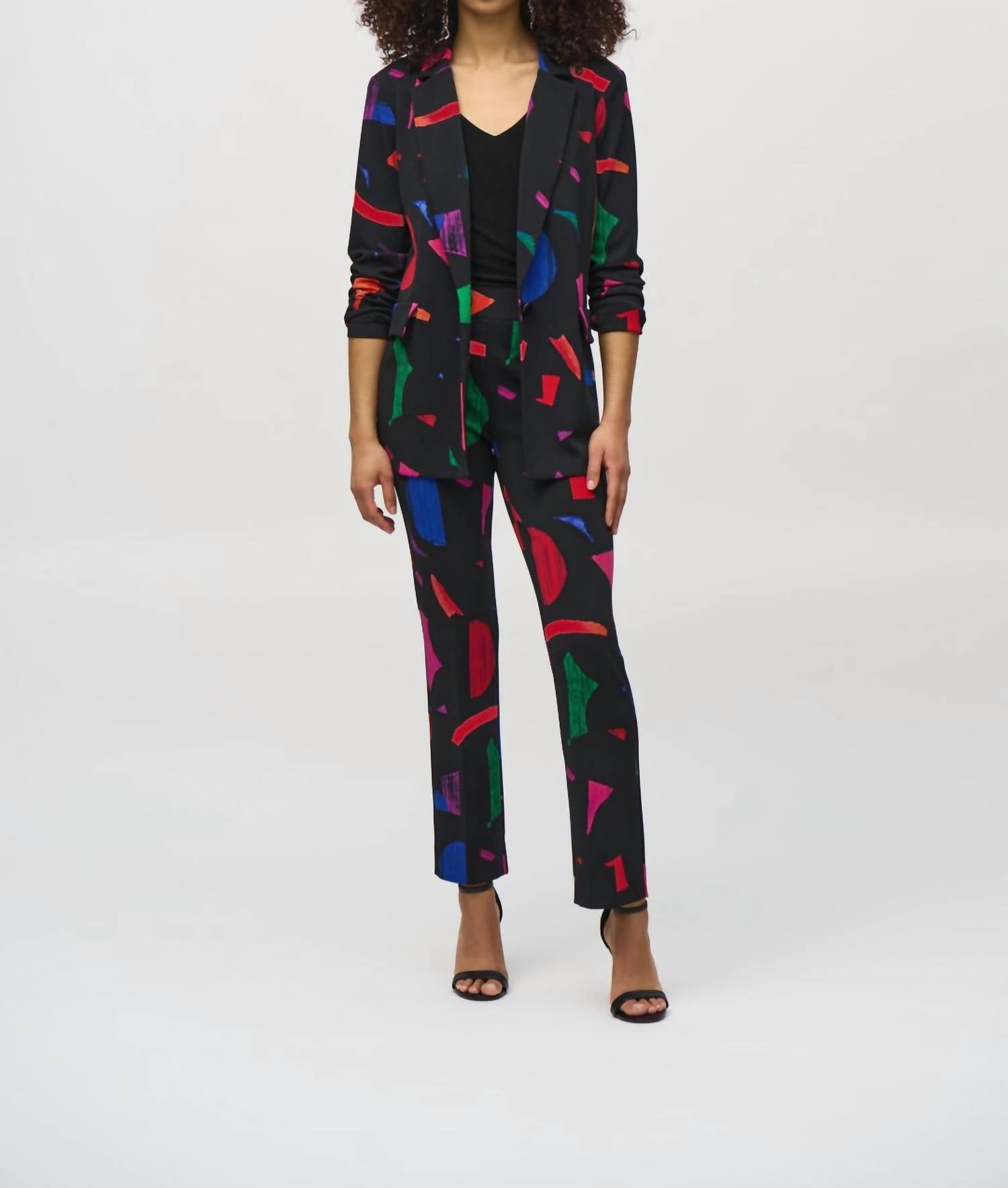 Joseph Ribkoff - Abstract Print Blazer