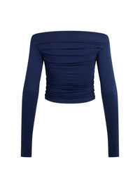 Favorite Daughter Get Him Back Top in aegean blue - women's long sleeve top - view 5