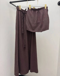 Bobi - Two-piece Tube And Skirt Set