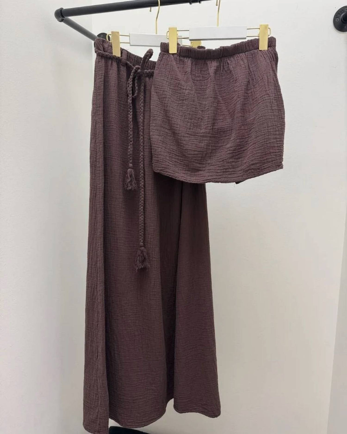 Bobi - Two-piece Tube And Skirt Set