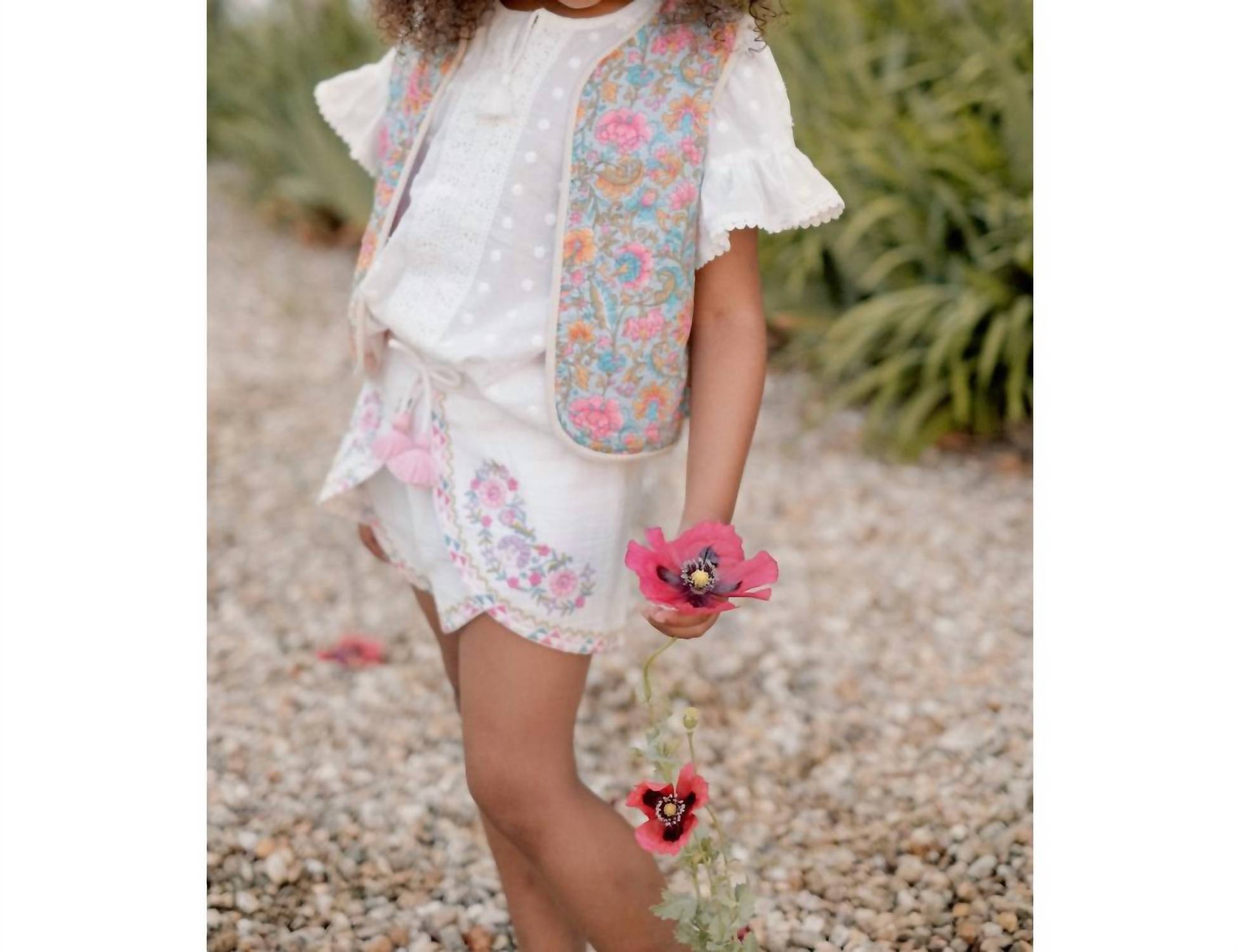 Louise Misha - Girls' Asya Gauze Shorts