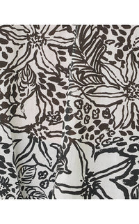 Lilly Pulitzer Lourdes Long Sleeve Top in onyx lots to spot - women's blouse - view 5