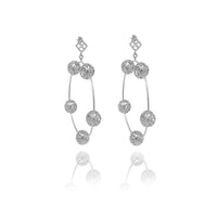 Georgina Jewelry - Women's Signature Sphere Dangle Hoops