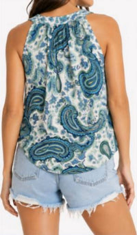 Drew - Bree Print Ruffle Tank
