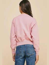 Pinch - Raw Edge Sweater Cardigan