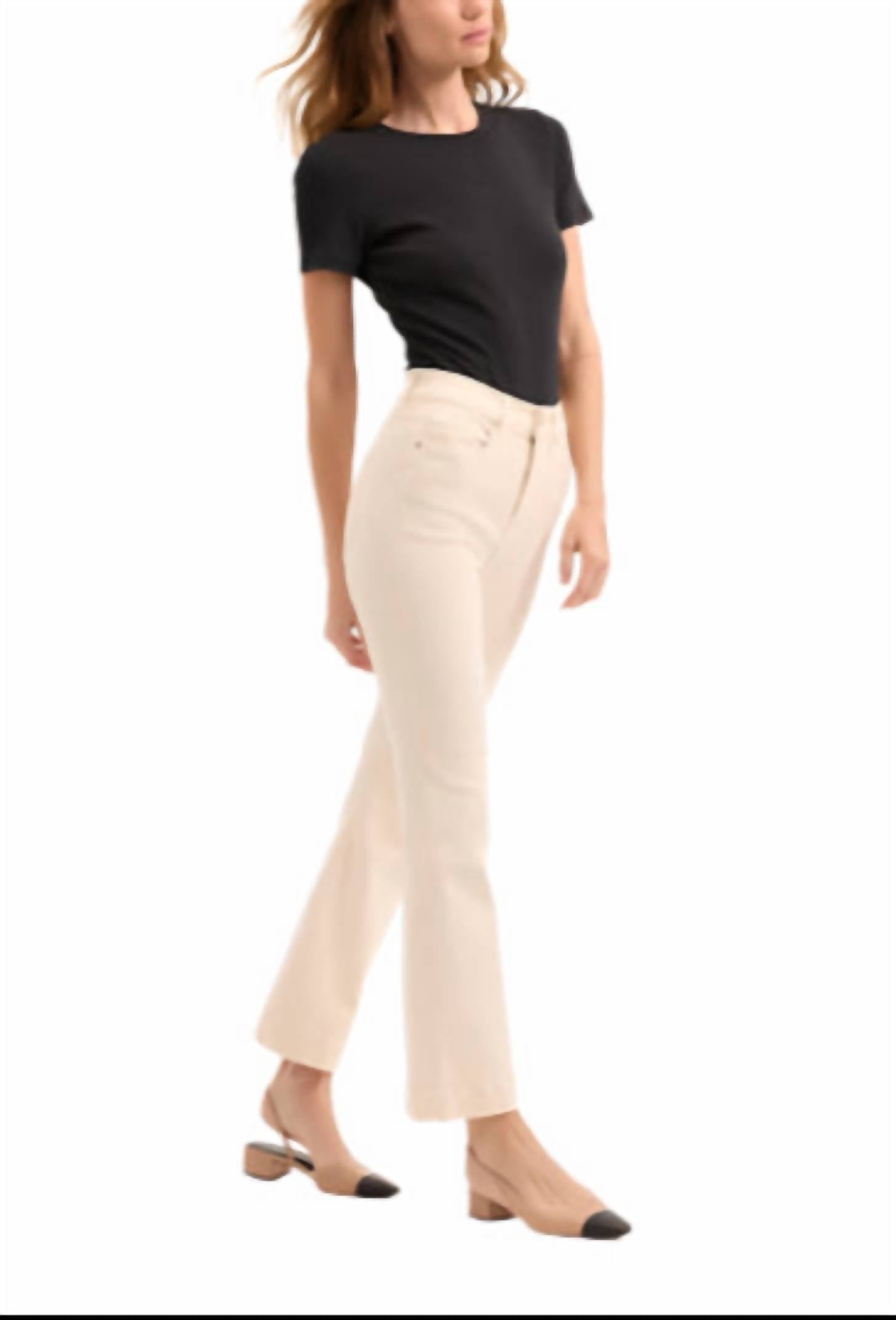 Veronica Beard - Carson High Rise Ankle Flare Jeans