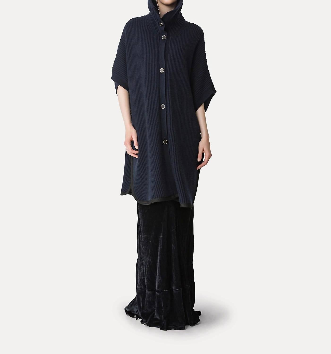 Forte Forte - Fishermans Rib Wool Cashmere Poncho