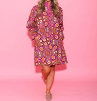 Ivy Jane - Back Tie Long Sleeve Dress