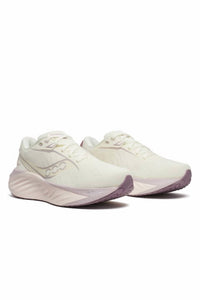 SAUCONY Women's Triumph 22 Running Shoe in vanilla - women's shoe - alternate view