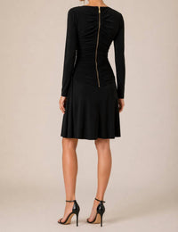 Ted Baker - Fulvia Pleated Long Sleeve V-neck Dress