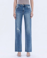 Flying Monkey - Cape May Hem Slim Wide Jeans