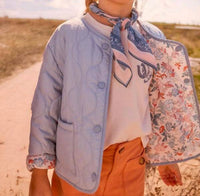 Mayoral - Girls Celeste Reversible Quilted Jacket
