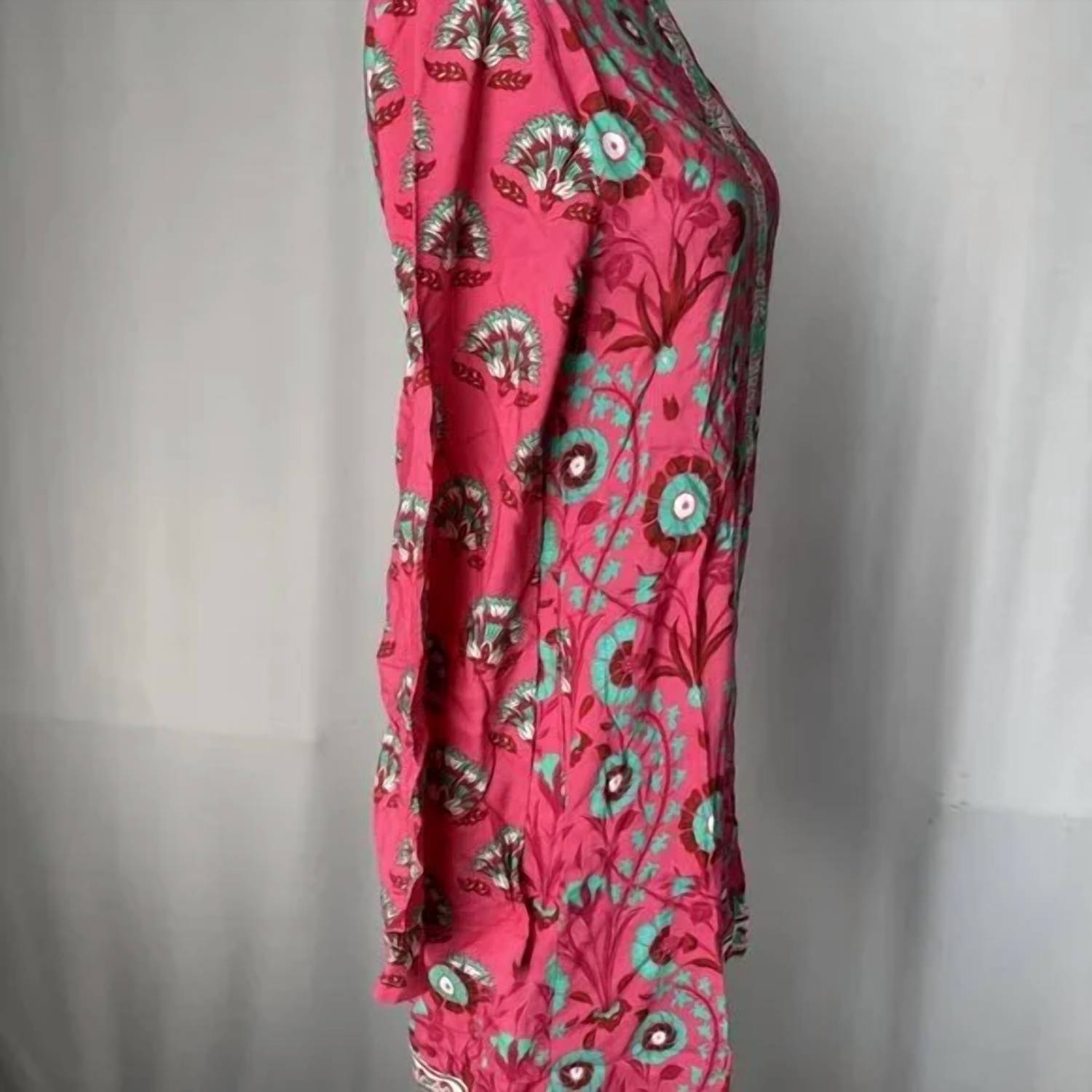 Garrie B - Long Sleeve Floral Mini Dress