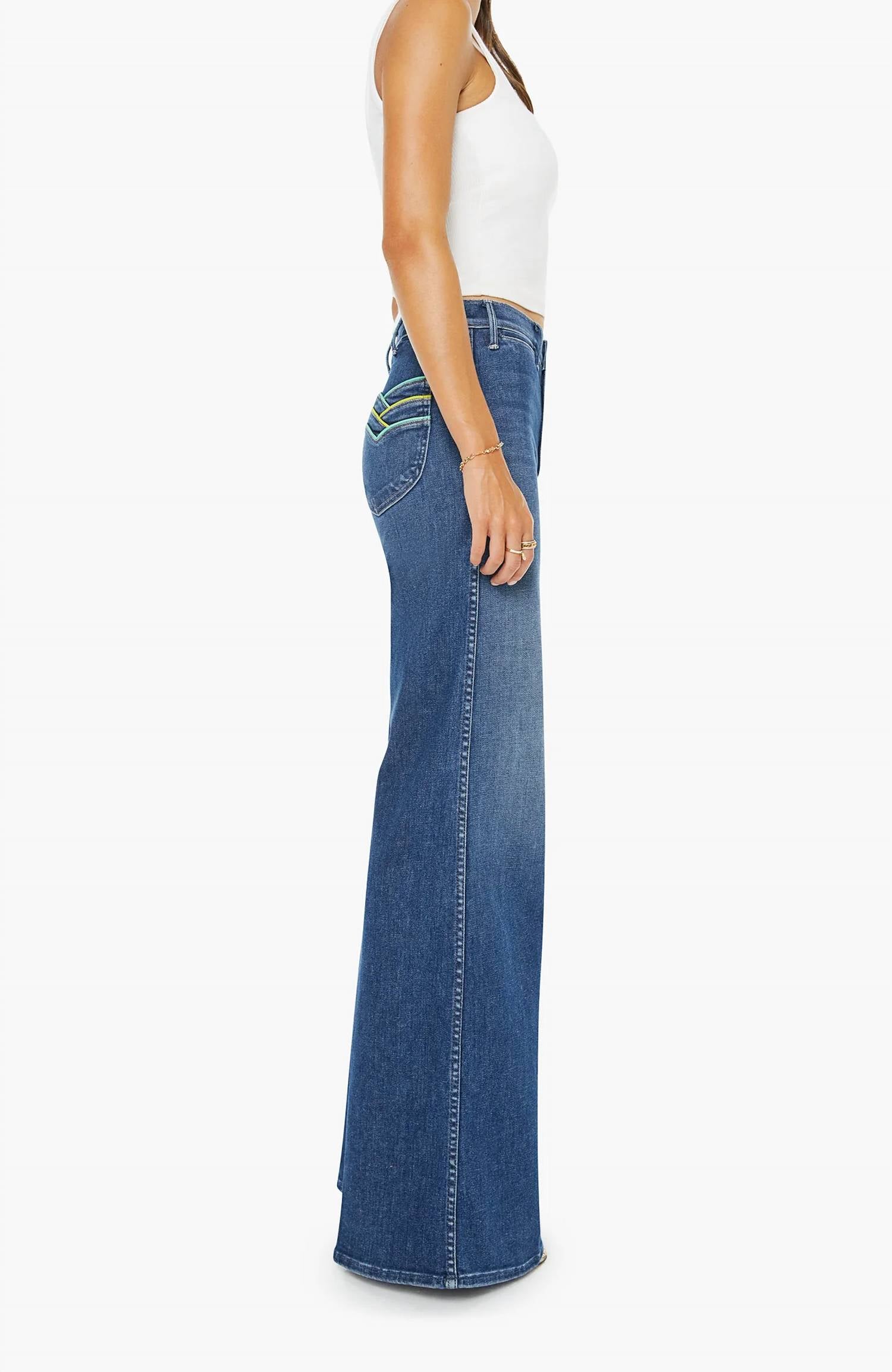 Mother - Hustler Roller Sneak Wide Leg Jeans