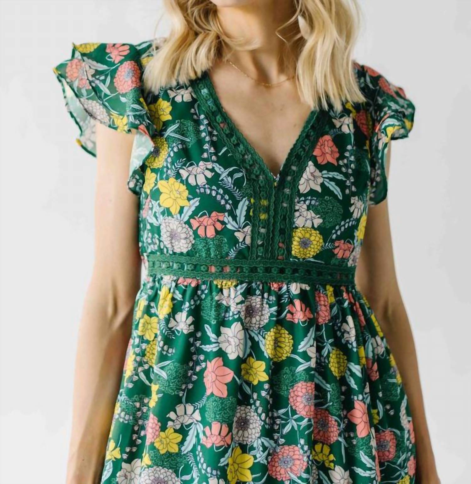 Baevely By Wellmade - Gossett Dress
