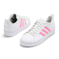 adidas Girl's Streetcheck Lace-up Sneakers in white - kids' sneaker - view 5