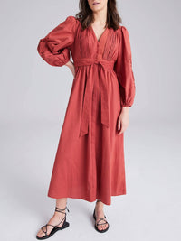 Cape Cove - Carla Embroidered Midi Dress