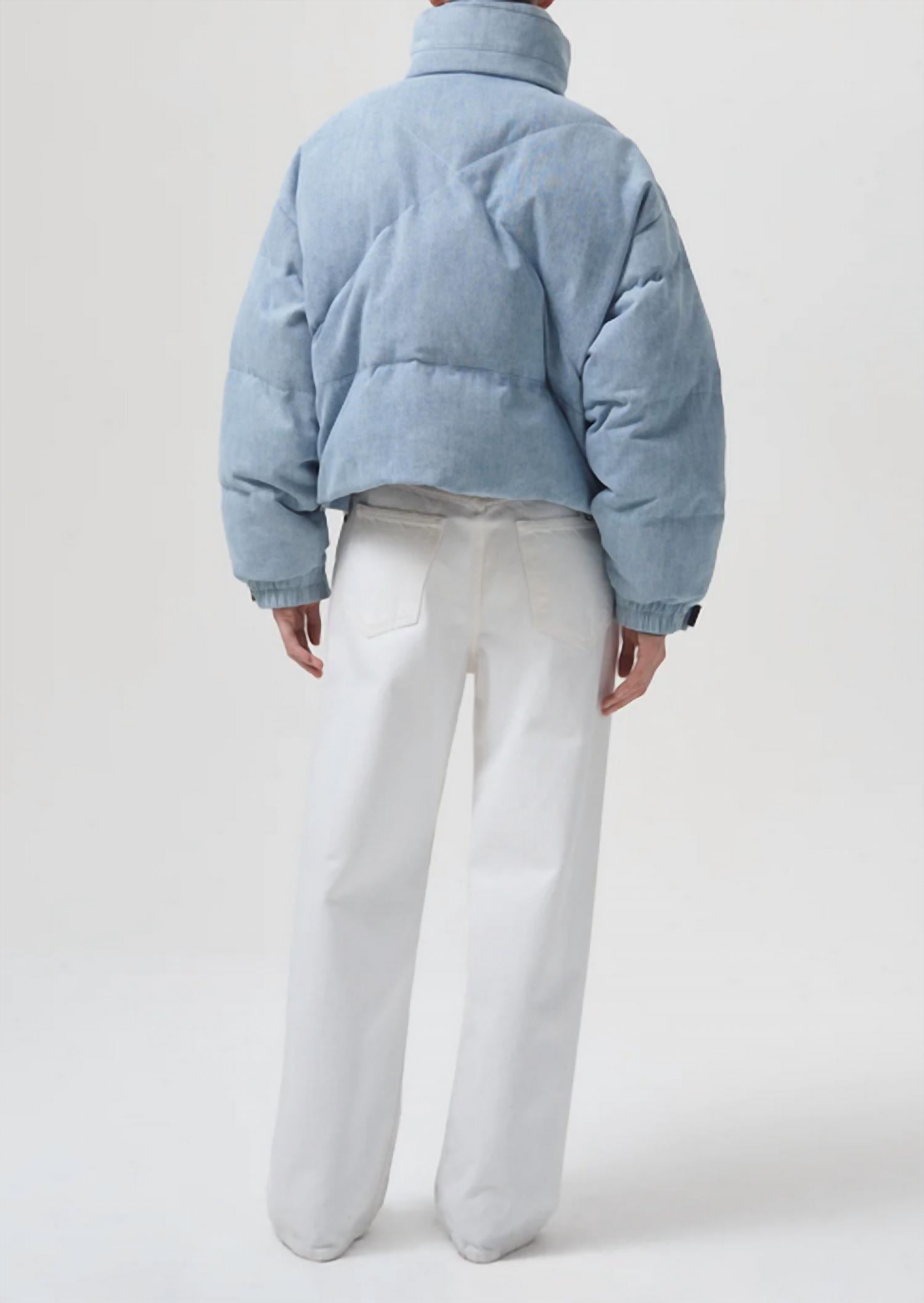 Agolde - Nova Denim Puffer Jacket