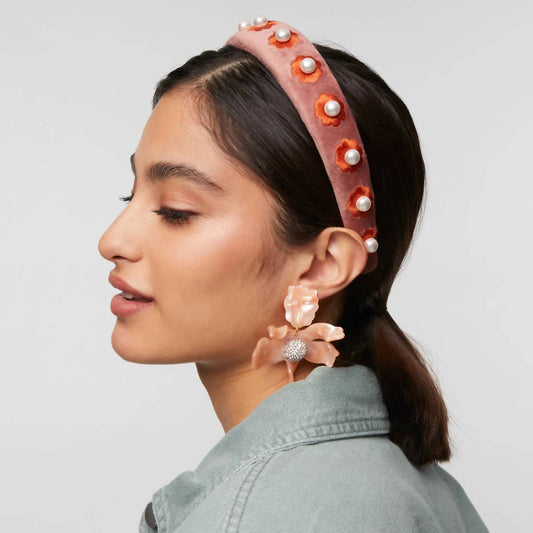 Lele Sadoughi - Women's Pearl Flower Alice Headband